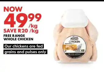 Woolworths Free Range Whole Chicken offer