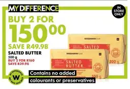Woolworths Salted Butter offer