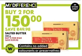 Woolworths Salted Butter offer