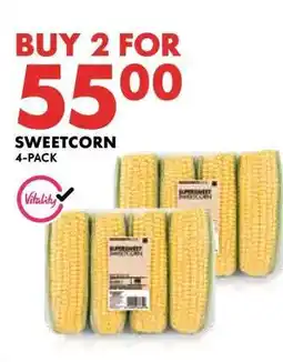 Woolworths Sweetcorn 4-Pack offer