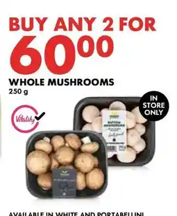 Woolworths Whole Mushrooms offer