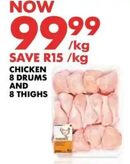Woolworths Chicken 8 Drums and 8 Thighs offer
