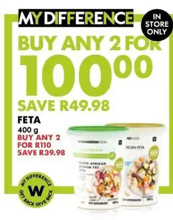 Woolworths Feta offer