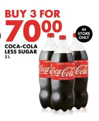 Woolworths Coca-Cola Less Sugar offer
