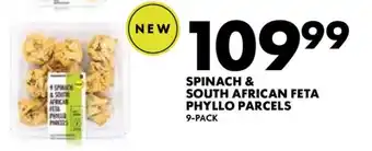 Woolworths Spinach & South African Feta Phyllo Parcels offer