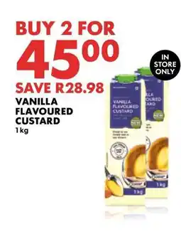 Woolworths Vanilla Flavoured Custard offer