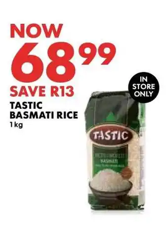Woolworths Tastic Basmati Rice offer