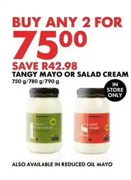 Woolworths Tangy Mayo or Salad Cream offer