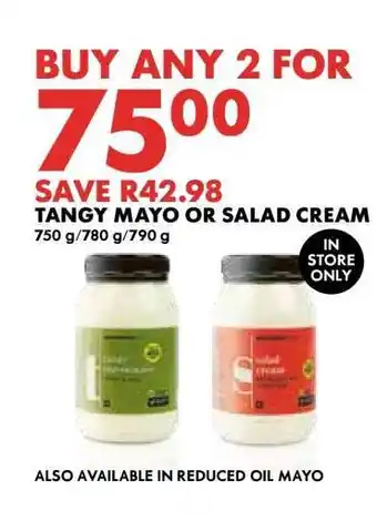 Woolworths Tangy Mayo or Salad Cream offer