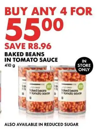Woolworths Baked Beans in Tomato Sauce offer