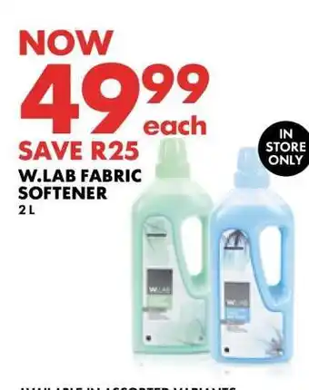 Woolworths W.Lab Fabric Softener offer