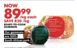 Woolworths Smoked Large Gammon offer