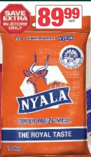 Spar NYALA SUPER MAIZE MEAL offer