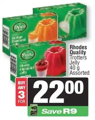 Spar Rhodes Quality Trotters Jelly offer