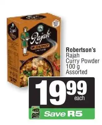 Spar Robertson’s Rajah Curry Powder offer