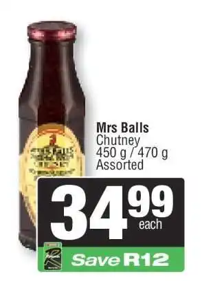 Spar Mrs Balls Chutney offer