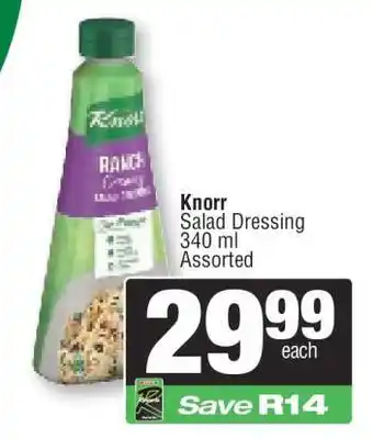 Spar Knorr Salad Dressing offer