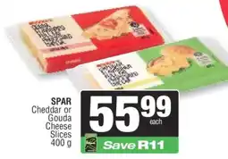 Spar SPAR Cheddar or Gouda Cheese Slices offer
