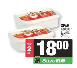 Spar SPAR Chicken Livers 250 g offer