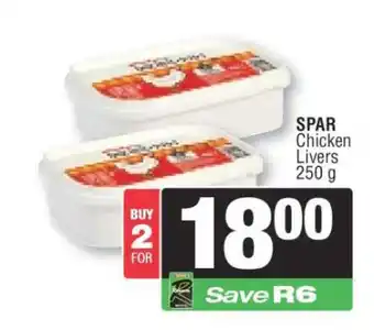 Spar SPAR Chicken Livers 250 g offer