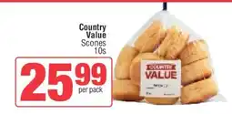 Spar Country Value Scones 10s offer
