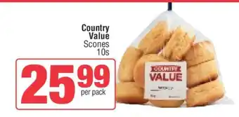 Spar Country Value Scones 10s offer