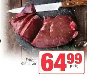 Spar Frozen Beef Liver offer