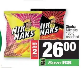 Spar Simba NikNaks offer