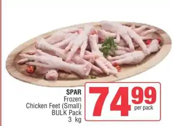 Spar SPAR Frozen Chicken Feet (Small) BULK Pack offer