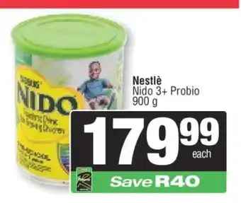 Spar Nestlé Nido 3+ Probio 900 g offer