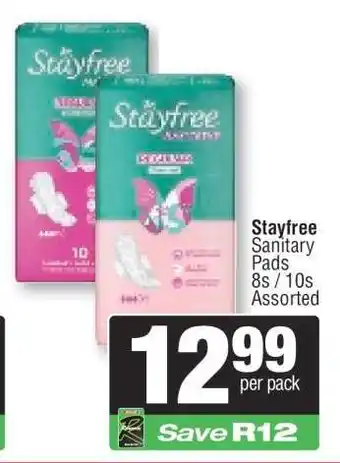 Spar Stayfree Sanitary Pads offer