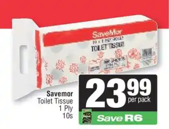 Spar Savemor Toilet Tissue offer
