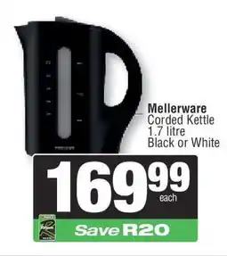 Spar Mellerware Corded Kettle offer