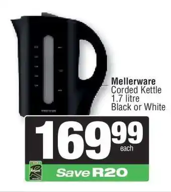 Spar Mellerware Corded Kettle offer