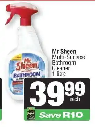 Spar Mr Sheen Multi-Surface Bathroom Cleaner offer
