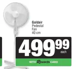 Spar Goldair Pedestal Fan 40 cm offer