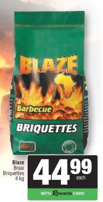 Spar Blaze Braai Briquettes offer