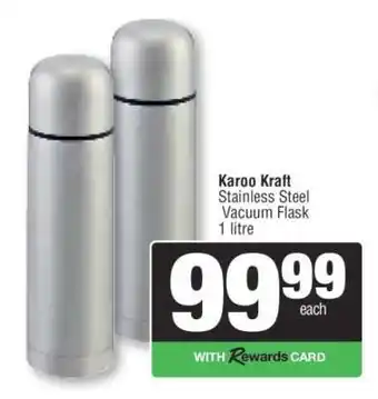 Spar Karoo Kraft Stainless Steel Vacuum Flask offer