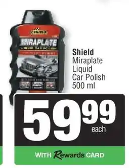 Spar Shield Miraplate Liquid Car Polish 500 ml offer