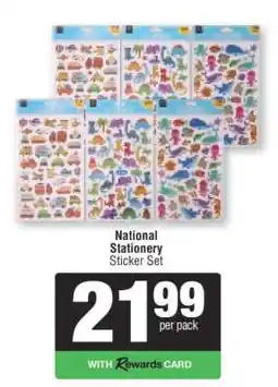 Spar National Stationery Sticker Set offer