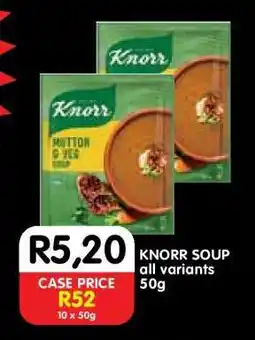 Shoprite KNORR SOUP all variants 50g offer