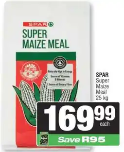 Spar SPAR Super Maize Meal 25 kg offer