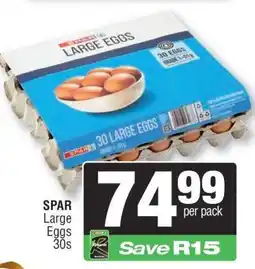 Spar SPAR Large Eggs 30s offer