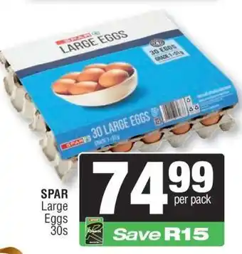 Spar SPAR Large Eggs 30s offer