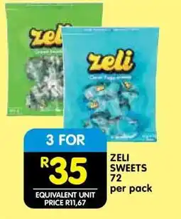 Shoprite Zeli Sweets offer