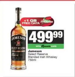 Spar Tops Jameson Select Reserve offer