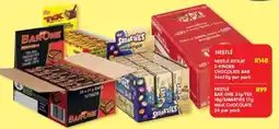 Shoprite NESTLÉ BAR-ONE 21g/TEX 18g/SMARTIES 17g MILK CHOCOLATE offer
