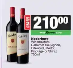Spar Tops Nederburg Winemasters offer