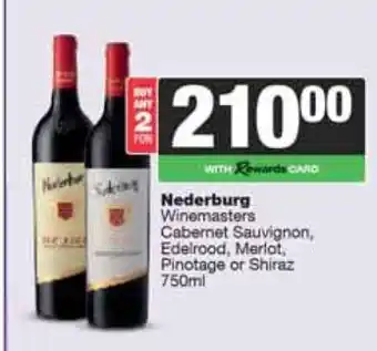 Spar Tops Nederburg Winemasters offer