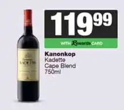 Spar Tops KANONKOP KADETTE CAPE BLEND offer